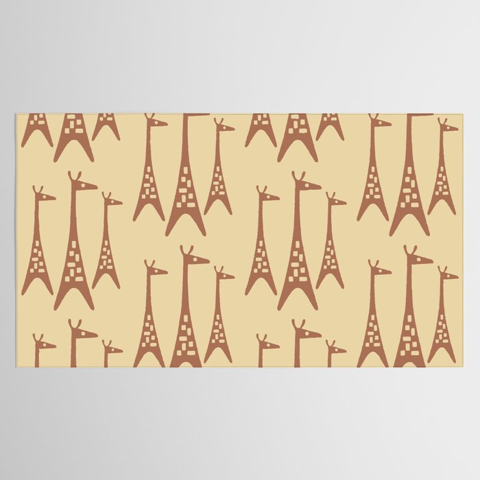 Brown and Tan Giraffe Tablecloth Gallery Image 2