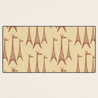 Brown and Tan Giraffe Desk Mat Gallery Image 3
