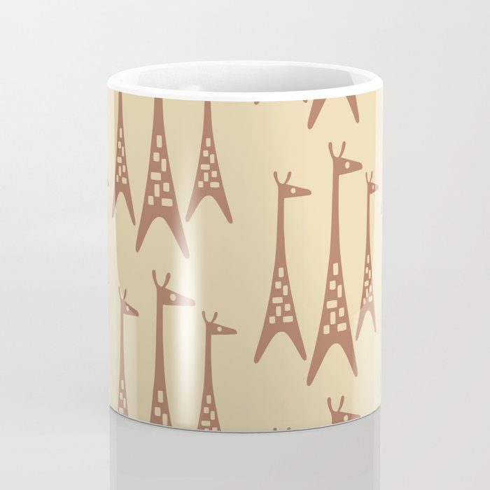Brown and Tan Giraffe Coffee Mug Gallery Image 4