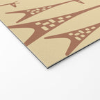 Brown and Tan Giraffe Welcome Mat Gallery Image 2