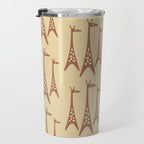 Brown and Tan Giraffe Travel Mug Gallery Image 3