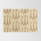 Brown and Tan Giraffe Rug Gallery Image 2