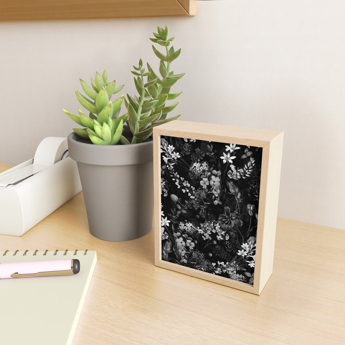 DARK FLOWER II Mini Art Print Gallery Image 2