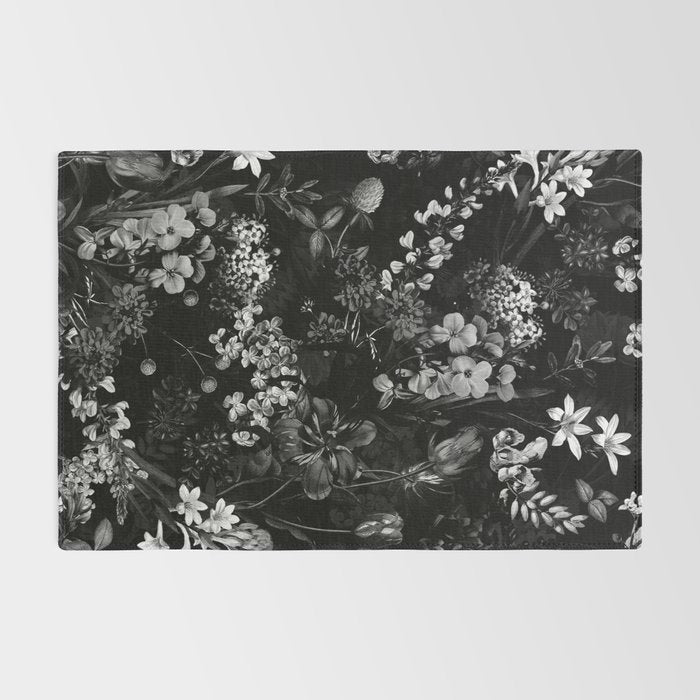 DARK FLOWER II Rug Gallery Image 2