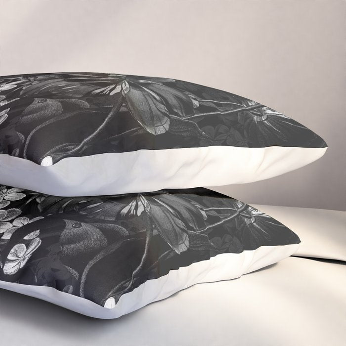 DARK FLOWER II Pillow Sham Gallery Image 3