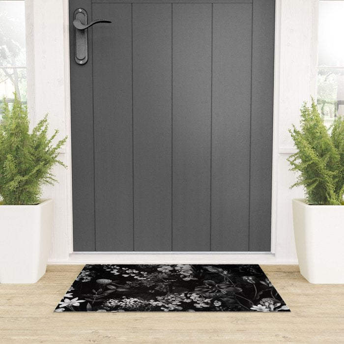 DARK FLOWER II Welcome Mat Gallery Image 3