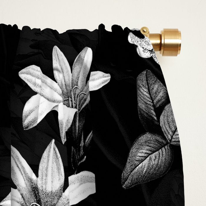 DARK FLOWER II Window Curtain Gallery Image 2