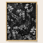 DARK FLOWER II Serving Tray Gallery Image 1