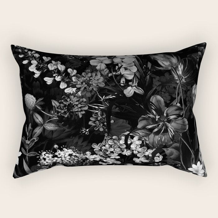 DARK FLOWER II Rectangular Pillow Gallery Image 2