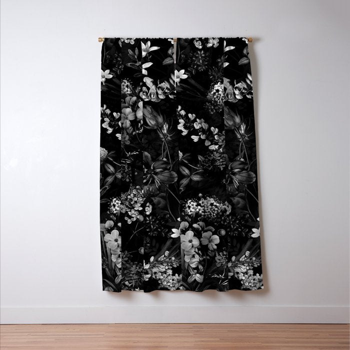 DARK FLOWER II Window Curtain Gallery Image 3