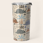 Nursery Wall Art, Nursery Prints, Neutral Nursery Decor, Dinosaur Print Travel Mug Gallery Image 2