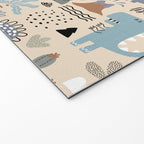 Nursery Wall Art, Nursery Prints, Neutral Nursery Decor, Dinosaur Print Welcome Mat Gallery Image 2