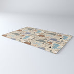 Nursery Wall Art, Nursery Prints, Neutral Nursery Decor, Dinosaur Print Rug Gallery Image 3