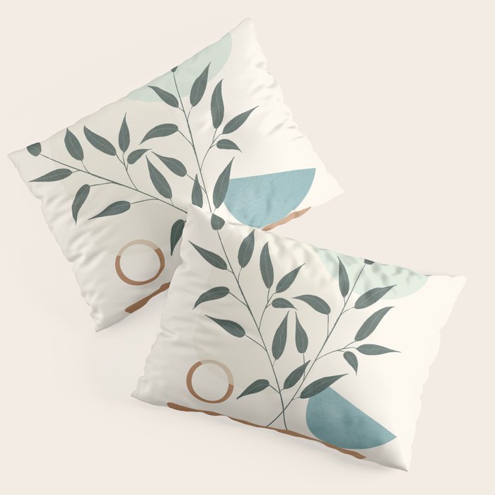 Azzurro Shapes No 57 Pillow Sham Gallery Image 1