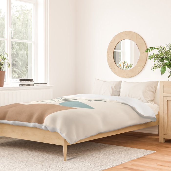 Azzurro Shapes No 57 Duvet Cover Gallery Image 2
