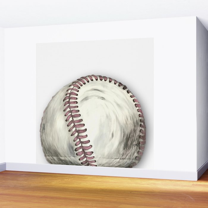 Vintage Baseball Art Wall Mural Gallery Image 2