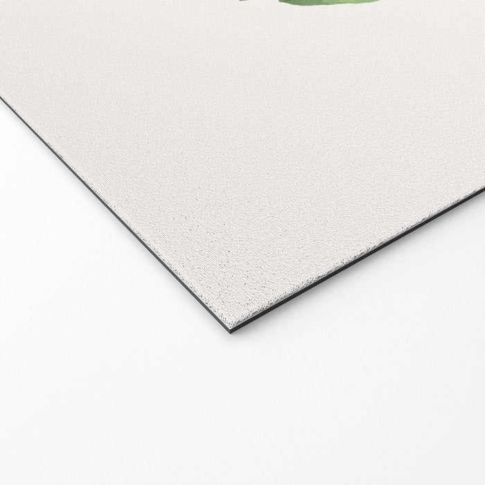 Watercolor Eucalyptus Branch Welcome Mat Gallery Image 2