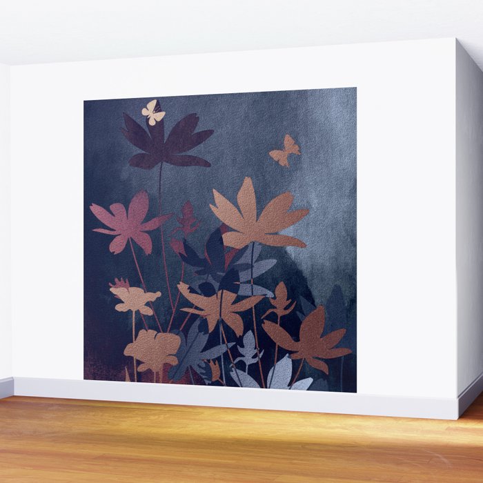 Night Garden Wall Mural Gallery Image 2