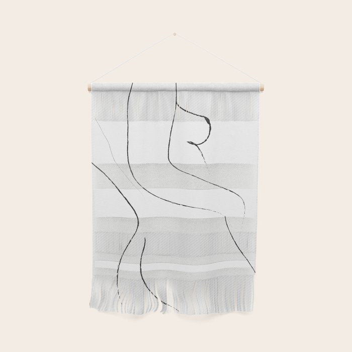 Minimal Line Drawing 2 Wall Hanging Gallery Image 1