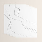 Minimal Line Drawing 2 Wrapping Paper Gallery Image 3