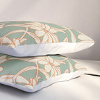 Charismatic Floral on Sage Green Pillow Sham Gallery Image 3