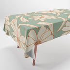 Charismatic Floral on Sage Green Tablecloth Gallery Image 1