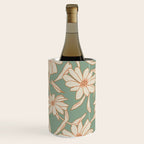 Charismatic Floral on Sage Green Wine Chiller Gallery Image 1