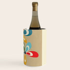 Mid-Century Abstract Flowers 04 Wine Chiller Gallery Image 3