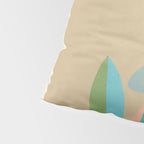 Mid-Century Abstract Flowers 04 Pillow Sham Gallery Image 4