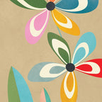Mid-Century Abstract Flowers 04 Coffee Mug Gallery Image 2