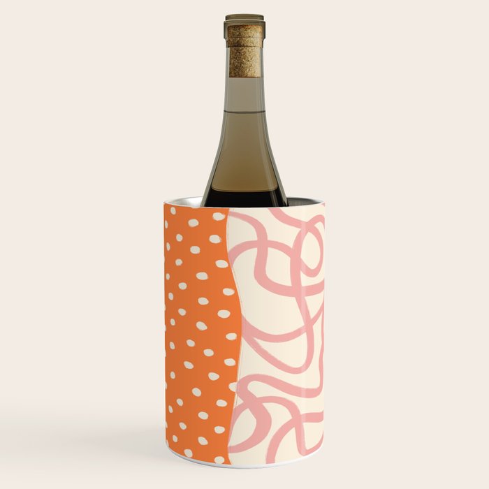 Peach Pattern Cake | PATTERN 08: The Retro Edition Wine Chiller Gallery Image 1