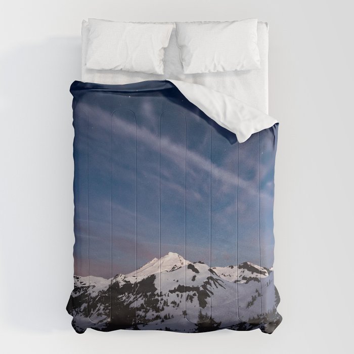 Mount Baker - Nature Photography Comforter Gallery Image 1