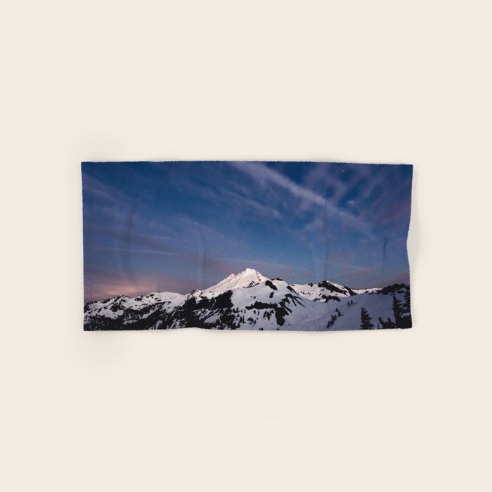 Mount Baker - Nature Photography Bath Towel Gallery Image 1