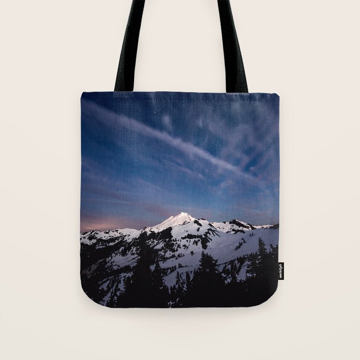 Mount Baker - Nature Photography Tote Bag Gallery Image 1