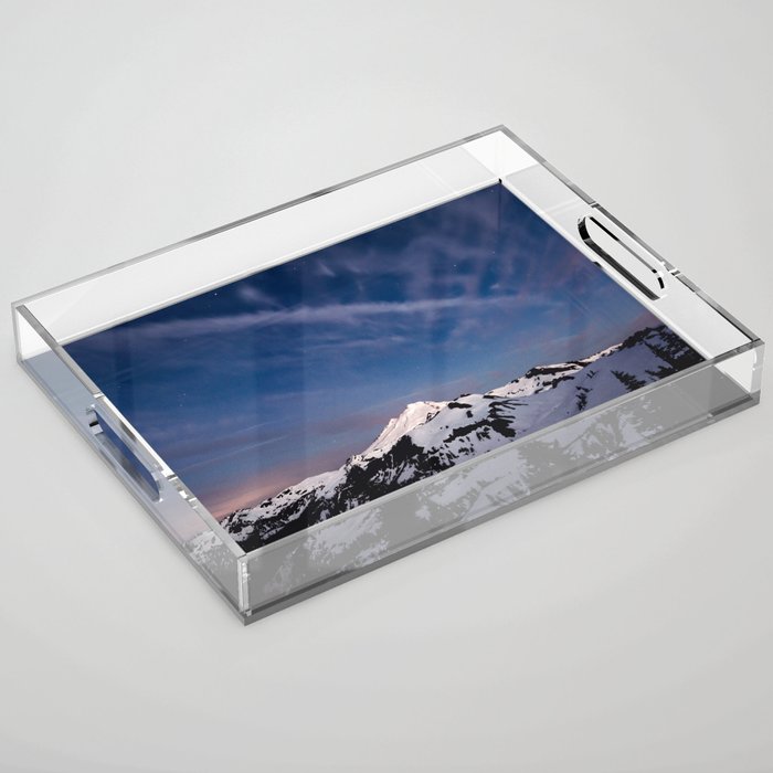 Mount Baker - Nature Photography Acrylic Tray Gallery Image 1