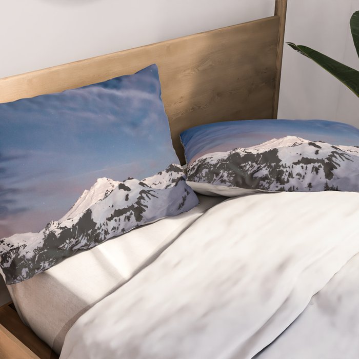 Mount Baker - Nature Photography Pillow Sham Gallery Image 2