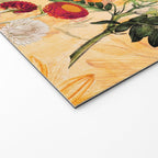 Vintage & Shabby Chic -  Sunny Gold Botanical Flowers Summer Day Welcome Mat Gallery Image 2