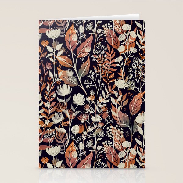 Moody Blooms Ditsy Autumn Stationery Card Gallery Image 2