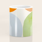Happy Pebbles â¢ Organic Geometry Bold Pastels Coffee Mug Gallery Image 4