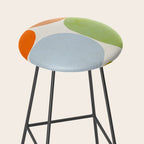 Happy Pebbles â¢ Organic Geometry Bold Pastels Stool Gallery Image 2