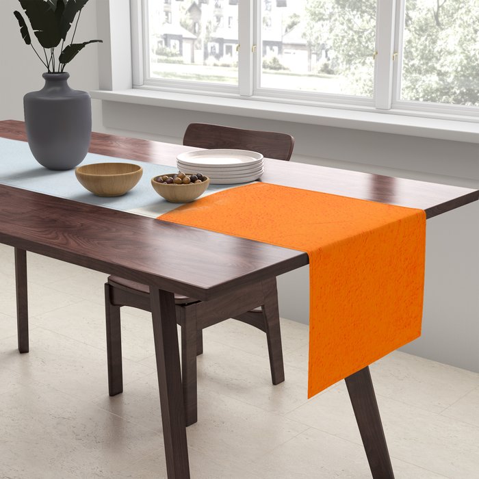 Happy Pebbles â¢ Organic Geometry Bold Pastels Table Runner Gallery Image 2