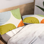 Happy Pebbles â¢ Organic Geometry Bold Pastels Pillow Sham Gallery Image 2