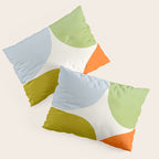 Happy Pebbles â¢ Organic Geometry Bold Pastels Pillow Sham Gallery Image 3