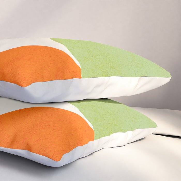 Happy Pebbles â¢ Organic Geometry Bold Pastels Pillow Sham Gallery Image 3