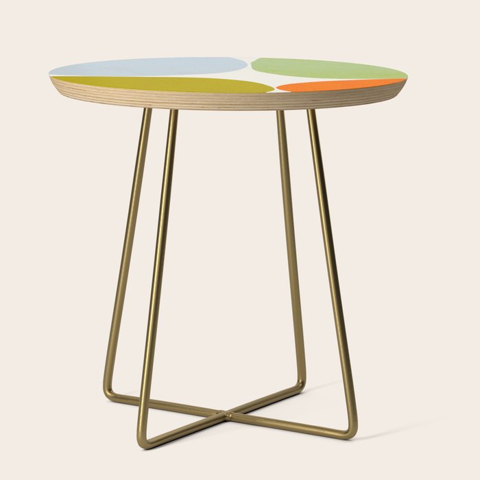 Happy Pebbles â¢ Organic Geometry Bold Pastels Side Table Gallery Image 1