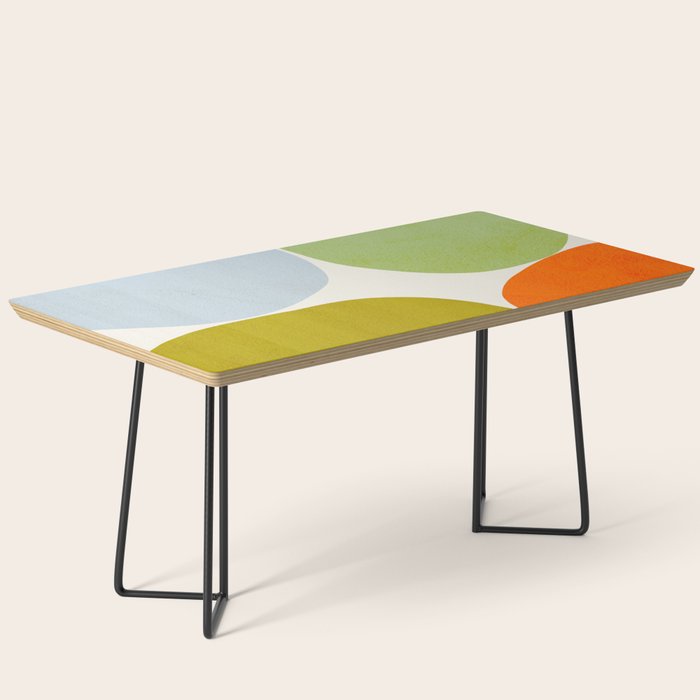 Happy Pebbles â¢ Organic Geometry Bold Pastels Coffee Table Gallery Image 1