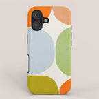 Happy Pebbles â¢ Organic Geometry Bold Pastels iPhone Case Gallery Image 1