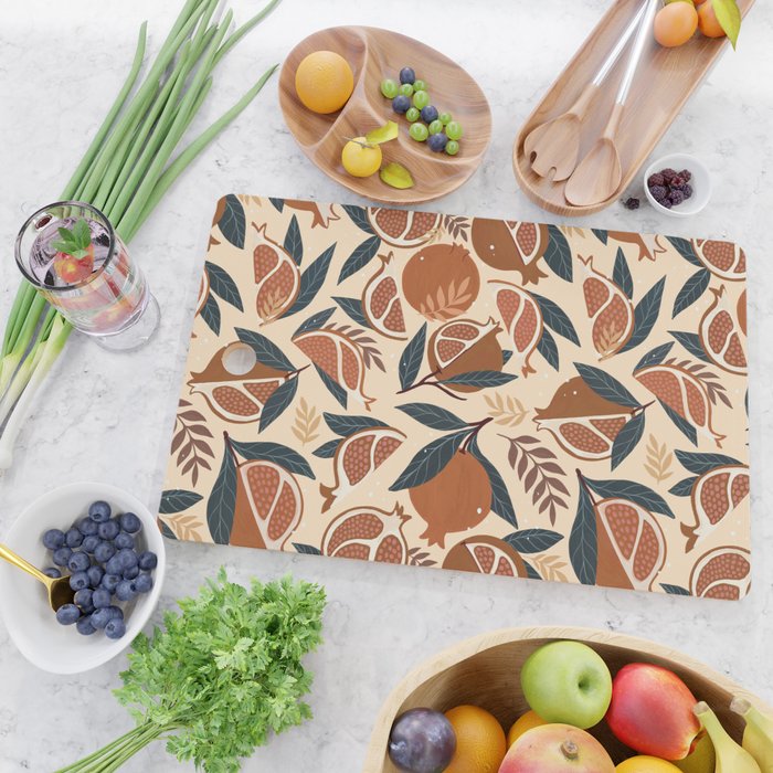 Pomegranate - Terracotta Cutting Board Gallery Image 2
