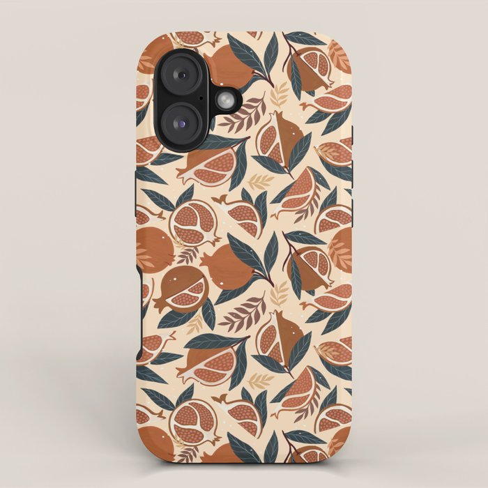 Pomegranate - Terracotta iPhone Case Gallery Image 1