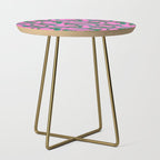 Crocodiles (Pink and Green) Side Table Gallery Image 1